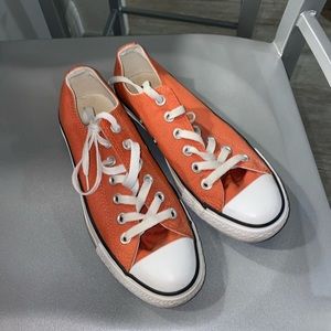 Orange Low Top Converse